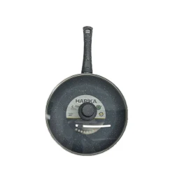 Tava HK006, 28 sm, qranit, boz