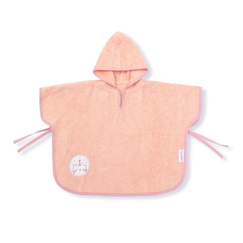 Детское полотенце с капюшоном Funnababy VIP, хлопок, розовое, 40x60 см Детское полотенце с капюшоном Funnababy VIP, хлопок, розовое, 40x60 см
