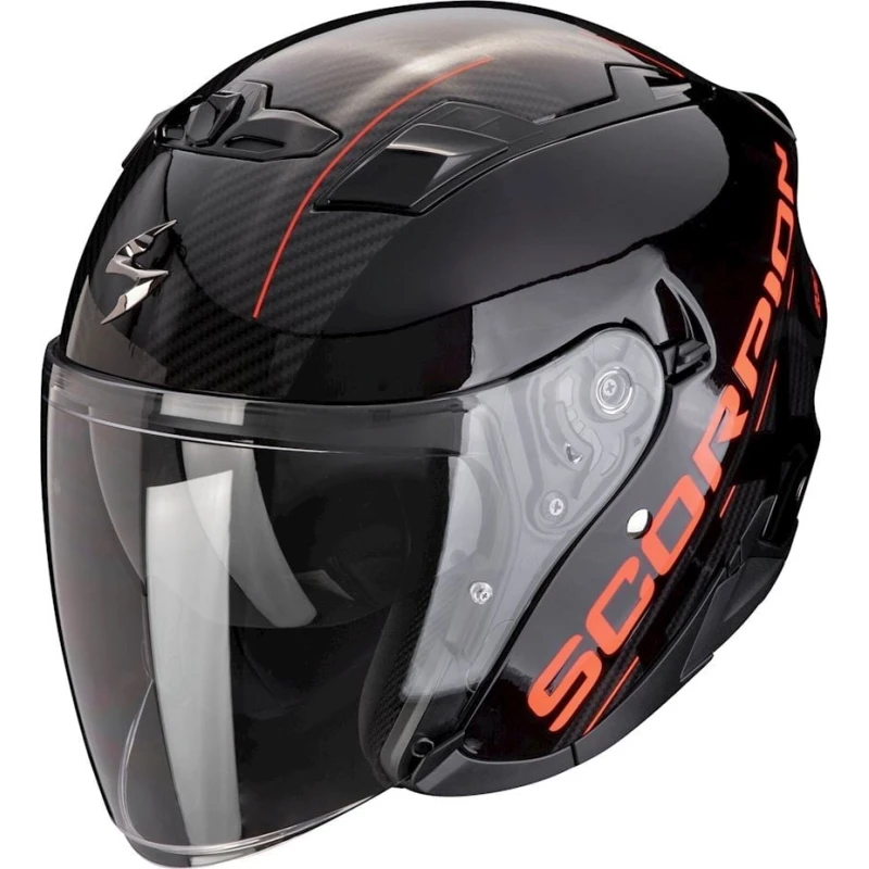 Motosikl dəbilqəsi Scorpion EXO-230 QR Black/Red, ölçü XL Motosikl dəbilqəsi Scorpion EXO-230 QR Black/Red, ölçü XL