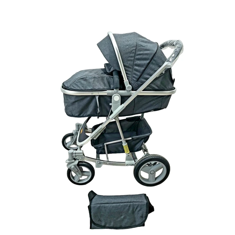 Детская коляска Luna 9918, серая Детская коляска Luna 9918, серая