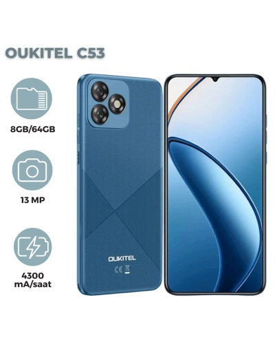 Smartfon Oukitel C53 4(+4)GB/64GB Blue