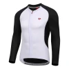 Велоджерси Santic M1C01126H, черная/белая, полиэстер/спандекс, размер M