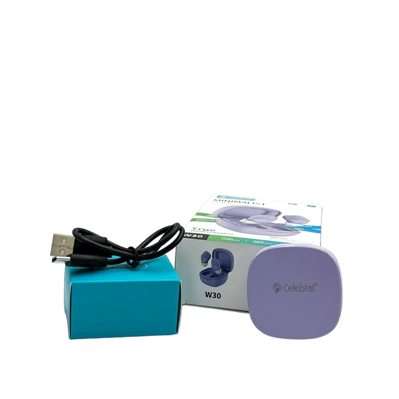 Simsiz qulaqlıq Celebrat W30 Purple Simsiz qulaqlıq Celebrat W30 Purple