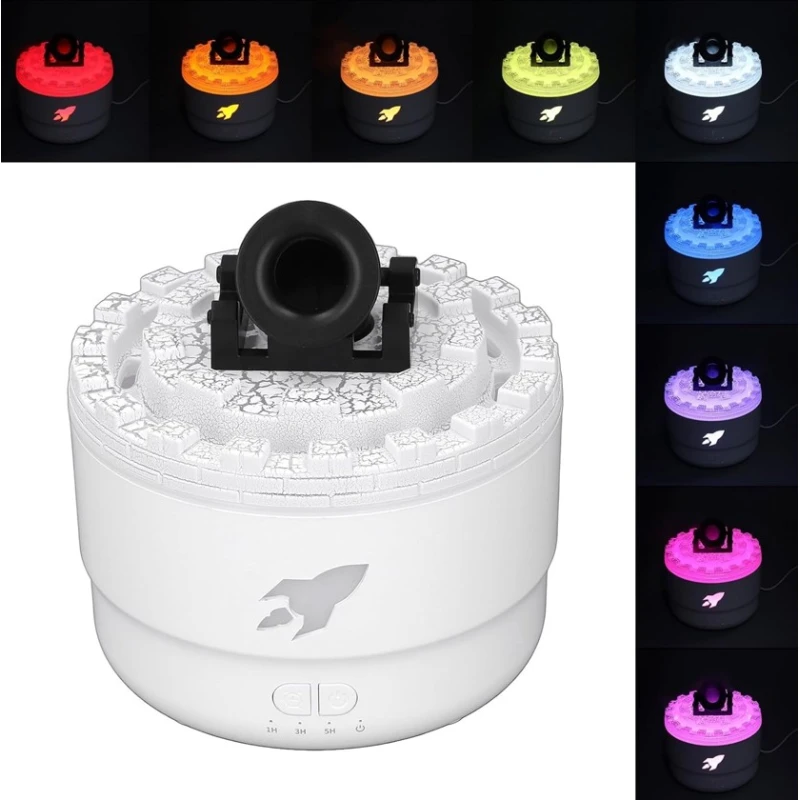 Декоративный увлажнитель воздуха Mrg_014, с подсветкой, белый