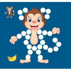 Стикеры Мозаика из кружочков