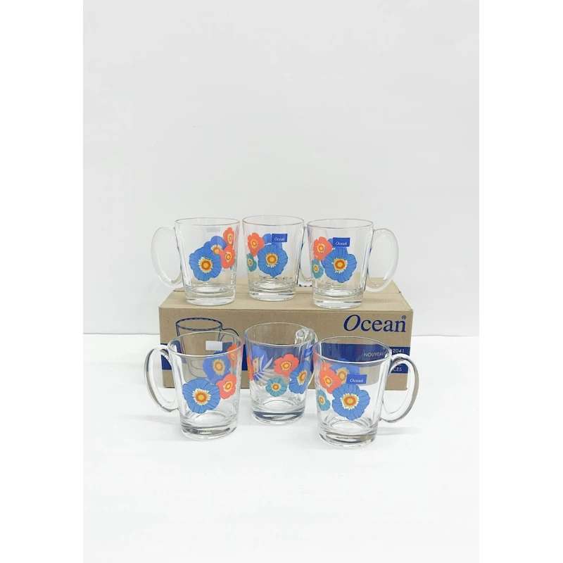 Чашка Ocean Vivid Flora Blue 315 мл, 1 шт Чашка Ocean Vivid Flora Blue 315 мл, 1 шт