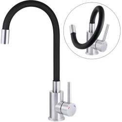 Кухонная мойка со смесителем Deante Corio ZRC P2113, 44x67 см, гранит, с гибким изливом, черный Кухонная мойка со смесителем Deante Corio ZRC P2113, 44x67 см, гранит, с гибким изливом, черный