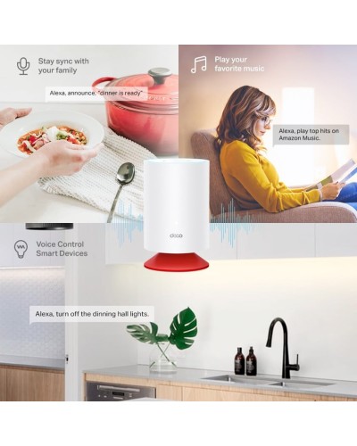 Wi-Fi adapter TP-Link Deco Voice X20 Mesh, 2 əd