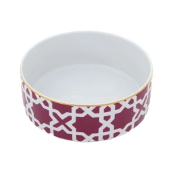 Миска Porland Morocco, фарфор, белая/розовая, 18 см