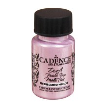 Akril boya-metallik Cadence Dora Metallic Paint 190 Hibiscus 50 ml