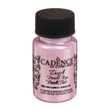 Akril boya-metallik Cadence Dora Metallic Paint 190 Hibiscus 50 ml