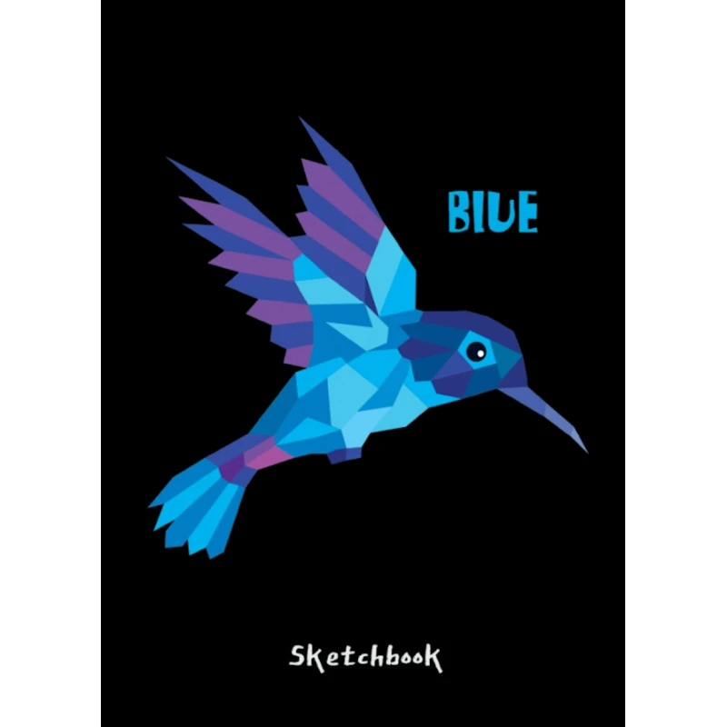 Скетчбук Проф-Пресс Колибри Blue, A5 Скетчбук Проф-Пресс Колибри Blue, A5