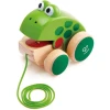 Игрушка-каталка Hape Frog Pull Along E0361, 18+ месяцев