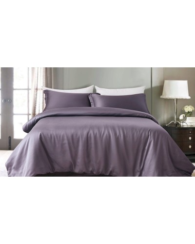 Yataq dəsti Askona Solid Tencel 1114, yorğan üzləri 200х220 sm, yastıq üzləri 50х70 sm, avro, evkalipt lif, аметистовый, bənövşəyi