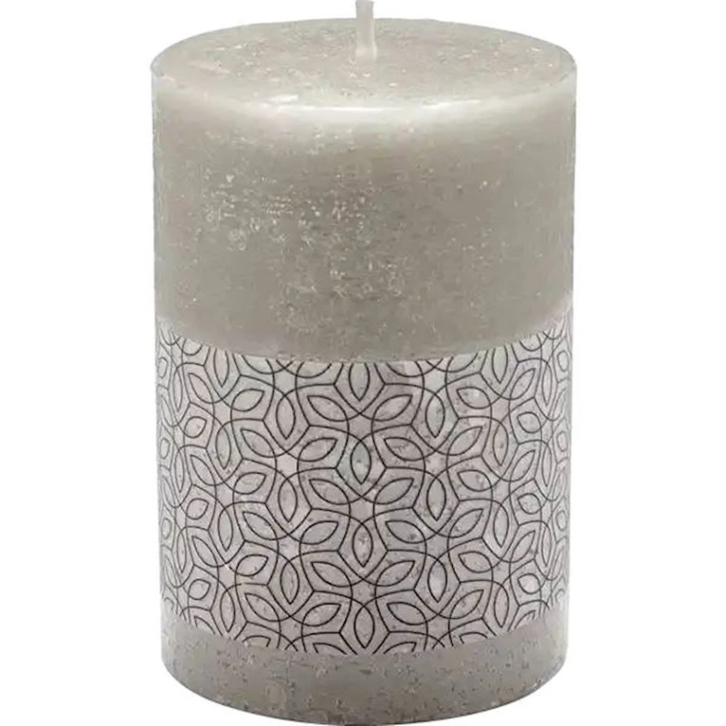 Свеча Rubin Rustik 100/70, Серый