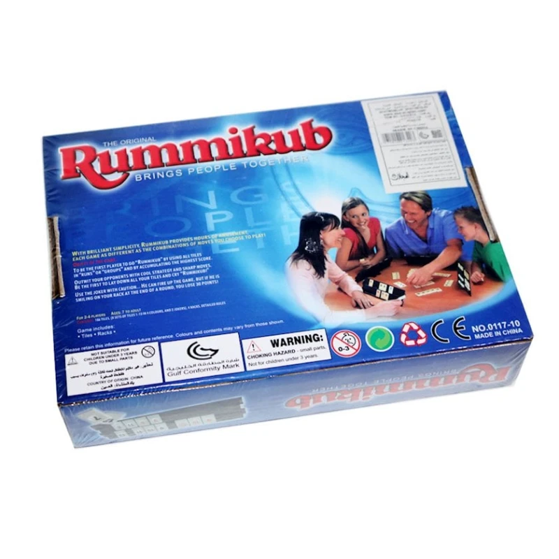 Masaüstü oyun Rummikub, 2-4 oyunçu, 7+
