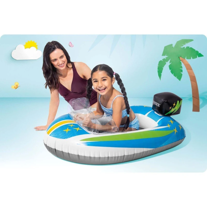 Надувная лодочка Intex 59380 M6823, 107x68 см, 3-6 лет Надувная лодочка Intex 59380 M6823, 107x68 см, 3-6 лет