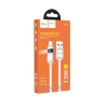 Кабель USB Hoco U137 USB-A to Lightning White