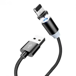 Магнитный кабель Kaku KSC-306 USB - Lightning, 1 м, черный
