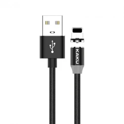 Магнитный кабель Kaku KSC-306 USB - Lightning, 1 м, черный