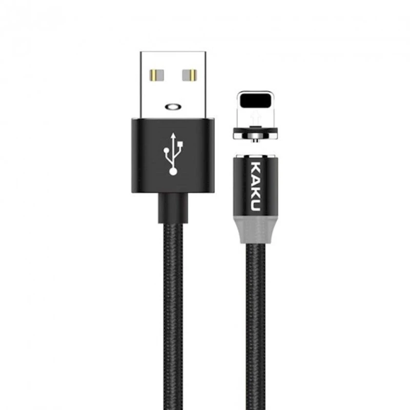 Магнитный кабель Kaku KSC-306 USB - Lightning, 1 м, черный Магнитный кабель Kaku KSC-306 USB - Lightning, 1 м, черный
