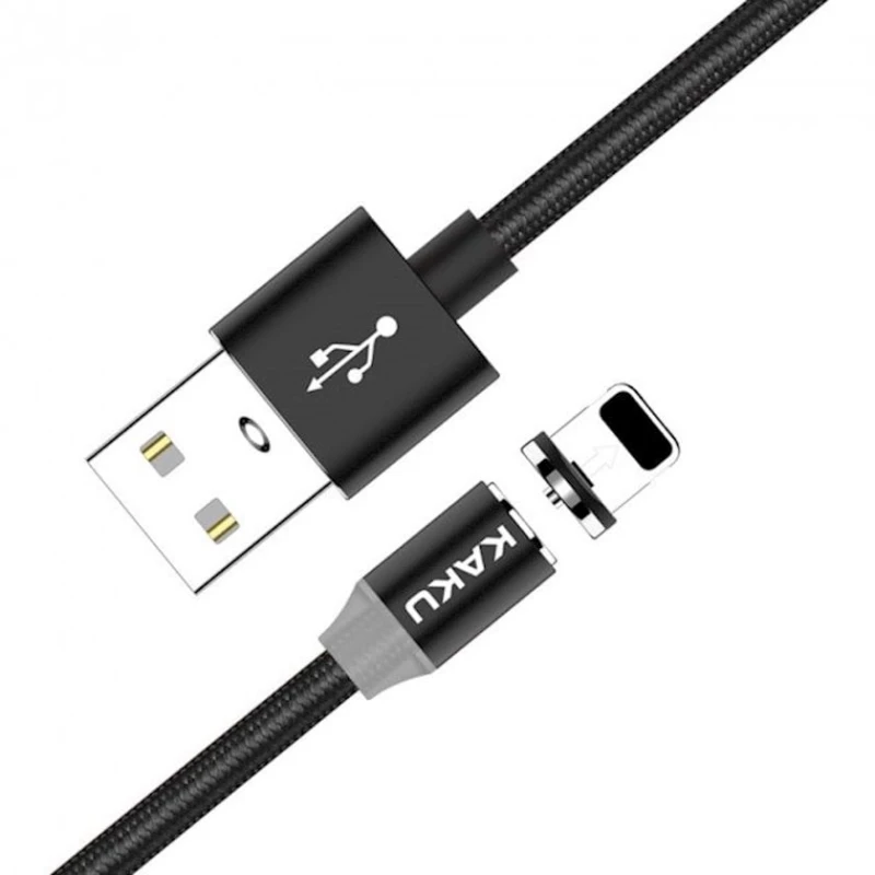 Магнитный кабель Kaku KSC-306 USB - Lightning, 1 м, черный Магнитный кабель Kaku KSC-306 USB - Lightning, 1 м, черный