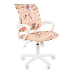 Uşaq kompüter kreslosu Chairman Princess 56x97 sm, çəhrayı