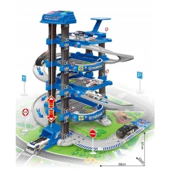 Игровой набор Garage Police 660-A328, 5 этажей Игровой набор Garage Police 660-A328, 5 этажей