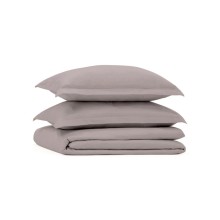 Yataq dəsti Askona Home Collection 1126, yorğan üzləri 200х220 sm, yastıq üzləri 50х70 sm, avro, satin, дымчатый, boz