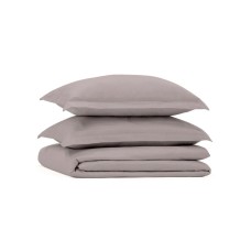 Yataq dəsti Askona Home Collection 1126, yorğan üzləri 200х220 sm, yastıq üzləri 50х70 sm, avro, satin, дымчатый, boz