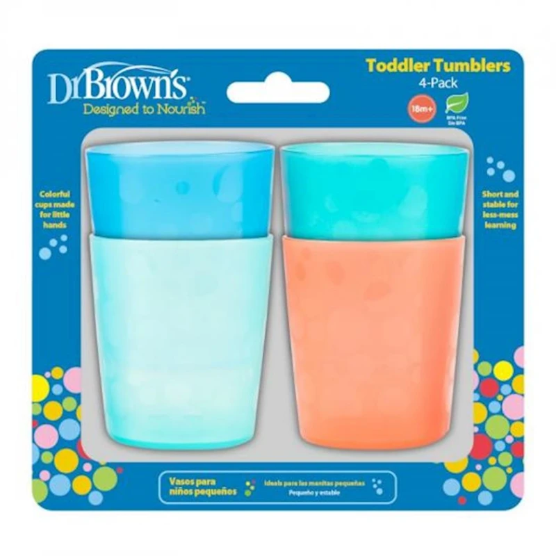 Набор стаканчиков для детей Dr. Brown's, 4 шт