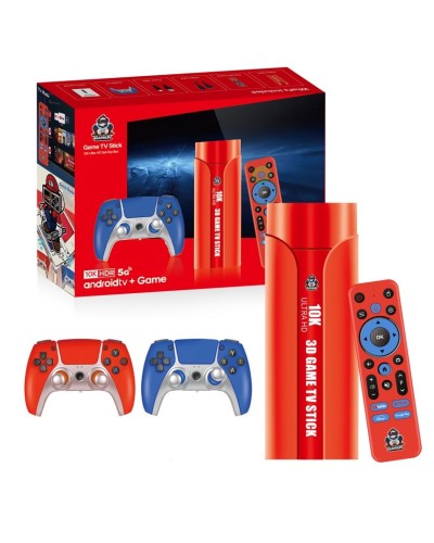 TV qoşma G2 Game Tv Stick and Android -TV Box 10k Ultra HDR 5G 3D
