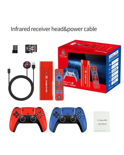 TV qoşma G2 Game Tv Stick and Android -TV Box 10k Ultra HDR 5G 3D