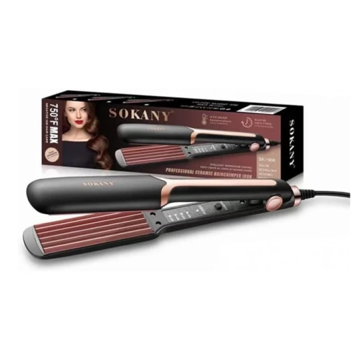 Выпрямитель для волос Sokany SK-1905, черный Выпрямитель для волос Sokany SK-1905, черный