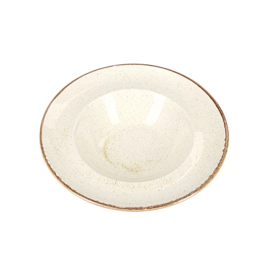 Dərin boşqab Porland Seasons, farfor, bej, 26 sm