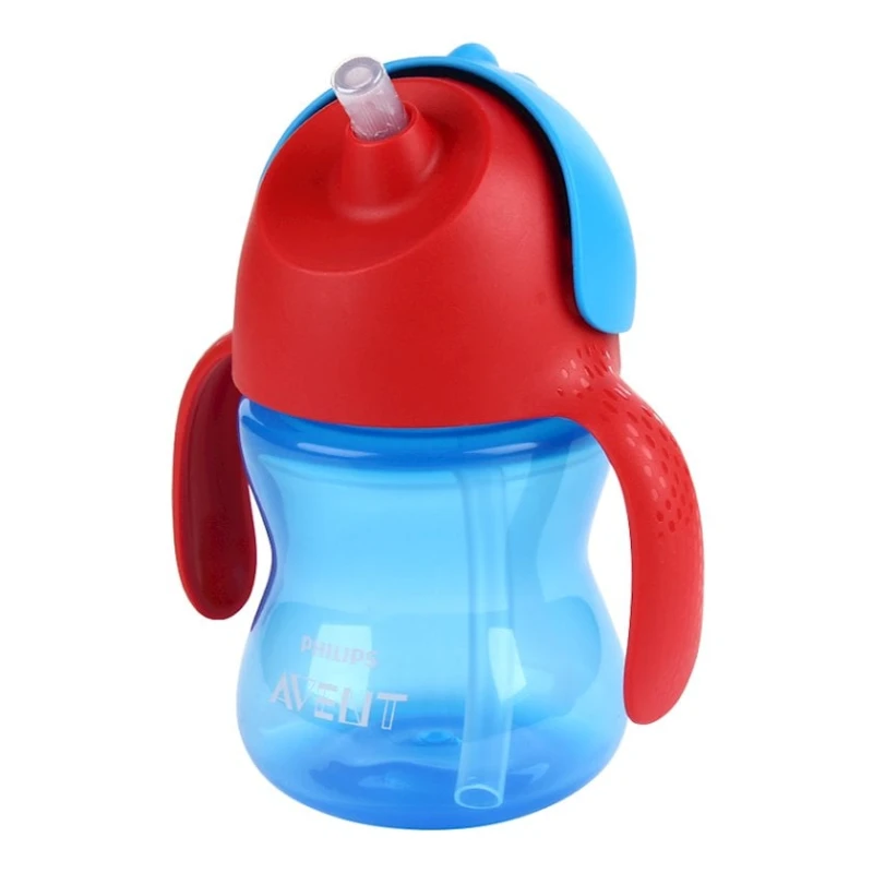 Uşaq üçün borucuqlu su qabı-fincan Philips Avent , 200 ml, 9 ay+, göy Uşaq üçün borucuqlu su qabı-fincan Philips Avent , 200 ml, 9 ay+, göy