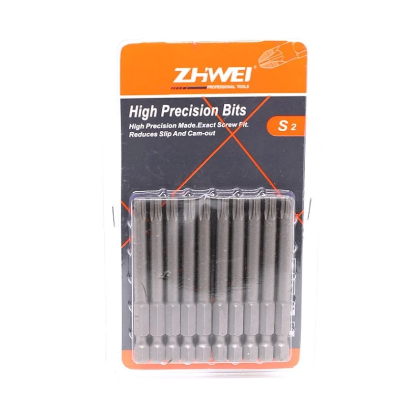 Наборы бит для дрели Zhwei T30 26783, 70 мм, 10 шт Наборы бит для дрели Zhwei T30 26783, 70 мм, 10 шт