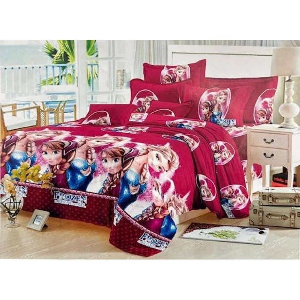 Комплект детского постельного белья Blumarine YT-LL-039, полутораспальный, хлопок, розовый Комплект детского постельного белья Blumarine YT-LL-039, полутораспальный, хлопок, розовый