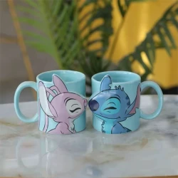 Набор чашек Stitch Mrg_019, керамика, 2 шт Набор чашек Stitch Mrg_019, керамика, 2 шт