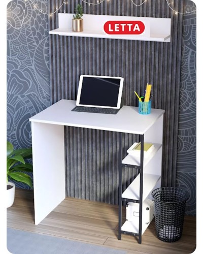 Yazı masası Marina 3563_LetSpringCStolSBWh, LDSP-Loft, 75x50x75 sm, ağ