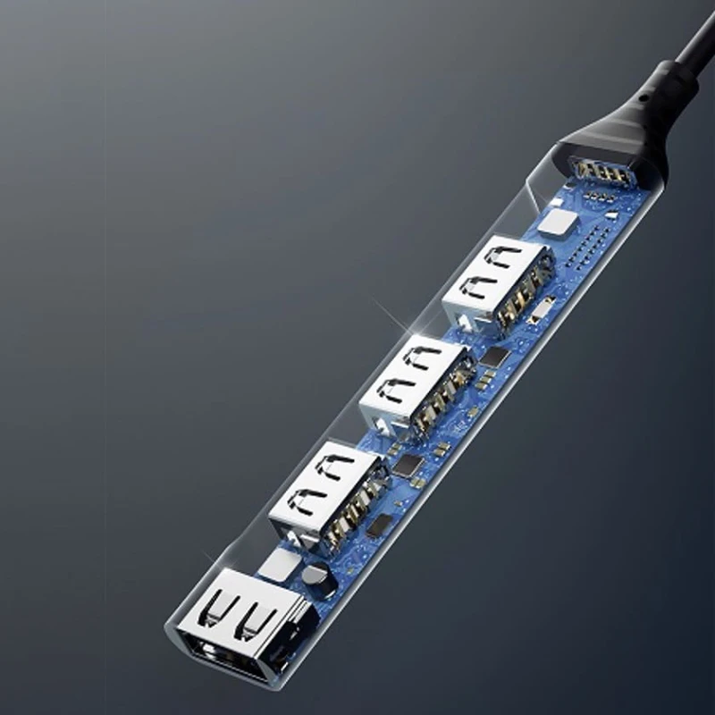 USB HUB DUDAO A16T 4 in 1 Grey USB HUB DUDAO A16T 4 in 1 Grey