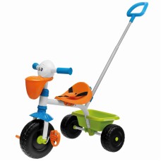 Üçtəkərli velosiped Chicco Pelikan Trike, təkərlərin materialı: plastik; metal, 18 aydan