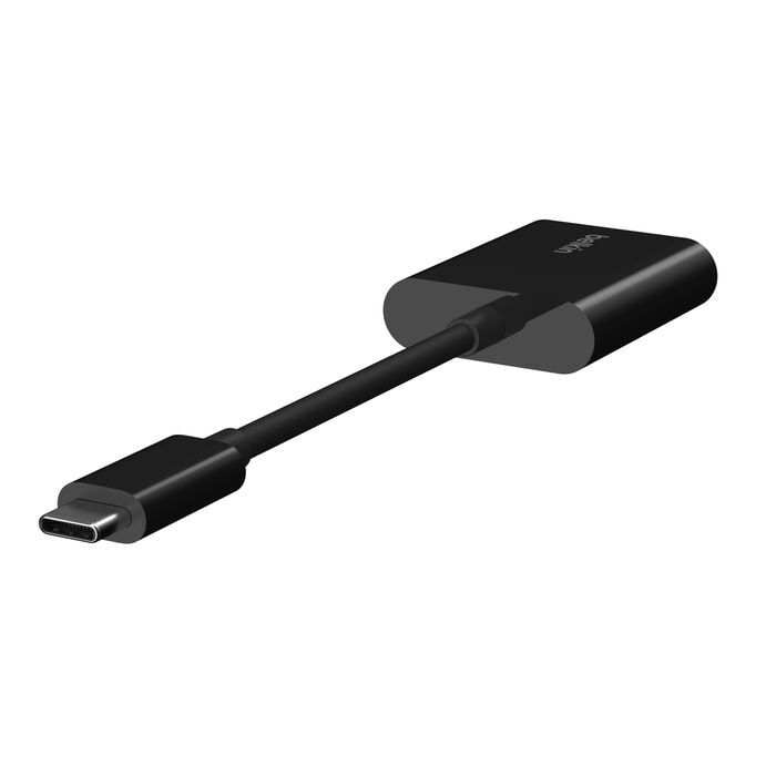 Адаптер Belkin RockStar USB-C Audio + Charge Adapter Черный