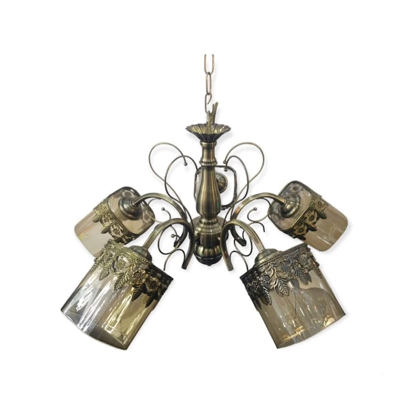 Люстра потолочная 100B55028 55х55x45 см, бронзовая