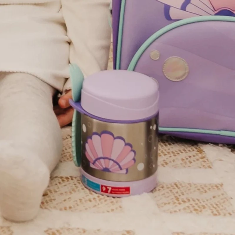 Пищевой термос Skip Hop Морская ракушка, нержавеющая сталь, разноцветный, 325 мл Пищевой термос Skip Hop Морская ракушка, нержавеющая сталь, разноцветный, 325 мл