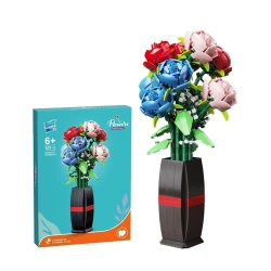 Блочный конструктор Zuanma Flowers 101-3, 768 элементов