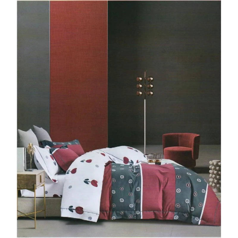 Yataq dəsti First Home SHA-00001293, yorğan üzü 160х200 sm, yastıq üzü 50х70 sm, ikinəfərlik, satin