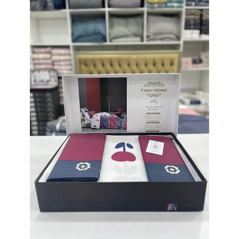 Yataq dəsti First Home SHA-00001293, yorğan üzü 160х200 sm, yastıq üzü 50х70 sm, ikinəfərlik, satin