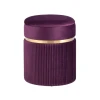 Пуфик 52, ткань, фиолетовый, 40x35x35 см Пуфик 52, ткань, фиолетовый, 40x35x35 см