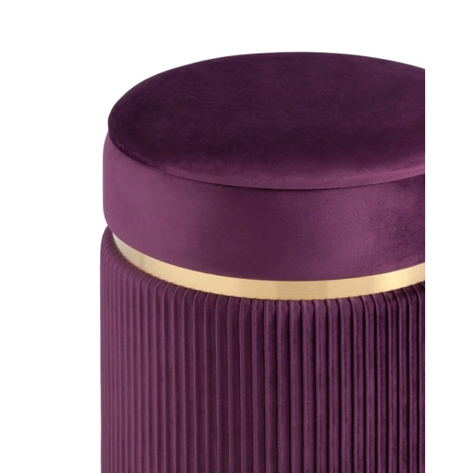 Пуфик 52, ткань, фиолетовый, 40x35x35 см Пуфик 52, ткань, фиолетовый, 40x35x35 см